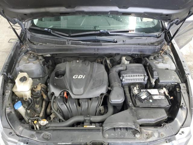 5NPEC4AC1DH557683 - 2013 HYUNDAI SONATA SE GRAY photo 11