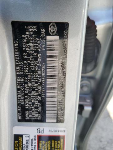 4T1BF1FK8FU932305 - 2015 TOYOTA CAMRY LE SILVER photo 13
