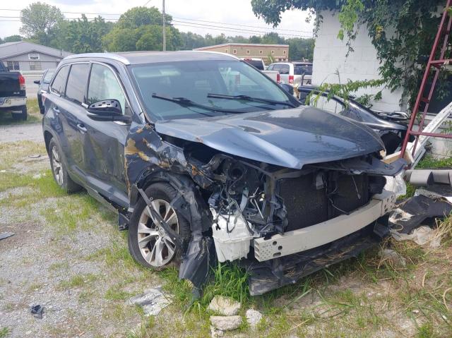 5TDKKRFH3ES037049 - 2014 TOYOTA HIGHLANDER XLE Mavi foto 1