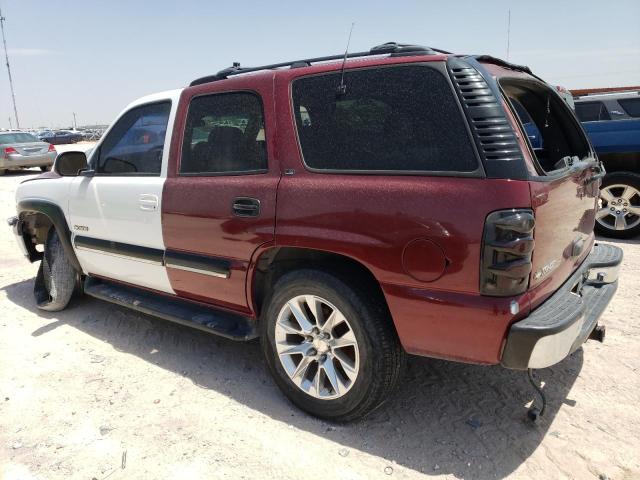 1GNEK13T41J111942 - 2001 CHEVROLET TAHOE K1500 MAROON photo 2