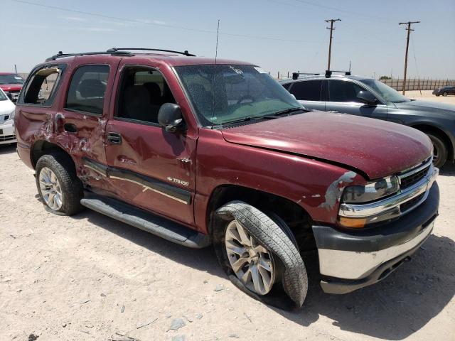 1GNEK13T41J111942 - 2001 CHEVROLET TAHOE K1500 MAROON photo 4