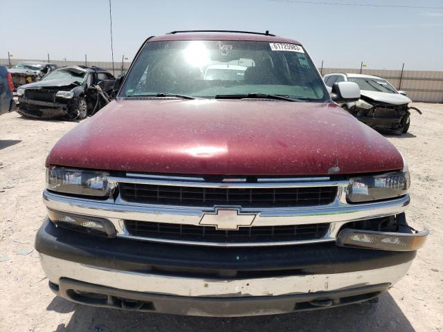 1GNEK13T41J111942 - 2001 CHEVROLET TAHOE K1500 MAROON photo 5