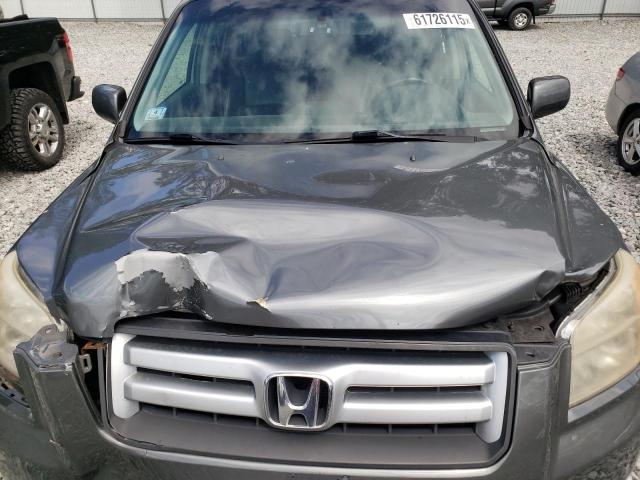 5FNYF18568B040765 - 2008 HONDA PILOT EXL GRAY photo 12