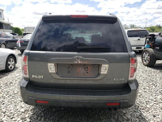 5FNYF18568B040765 - 2008 HONDA PILOT EXL GRAY photo 6