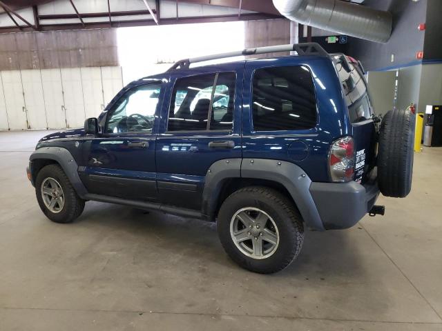 1J4GL38K25W564017 - 2005 JEEP LIBERTY RENEGADE BLUE photo 2