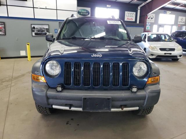 1J4GL38K25W564017 - 2005 JEEP LIBERTY RENEGADE BLUE photo 5