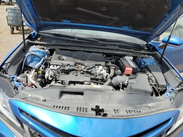 4T1B11HK9KU192866 - 2019 TOYOTA CAMRY L BLUE photo 11