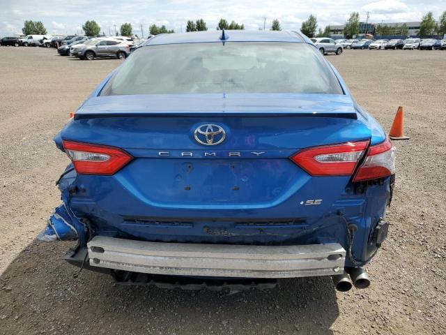 4T1B11HK9KU192866 - 2019 TOYOTA CAMRY L BLUE photo 6