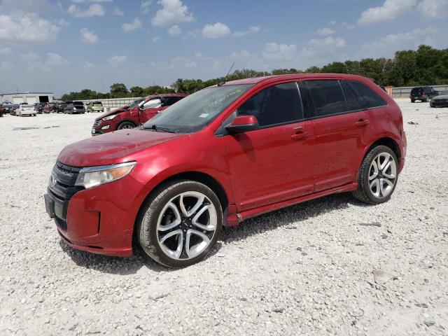 2FMDK3AKXBBA89747 - 2011 FORD EDGE SPORT RED photo 1