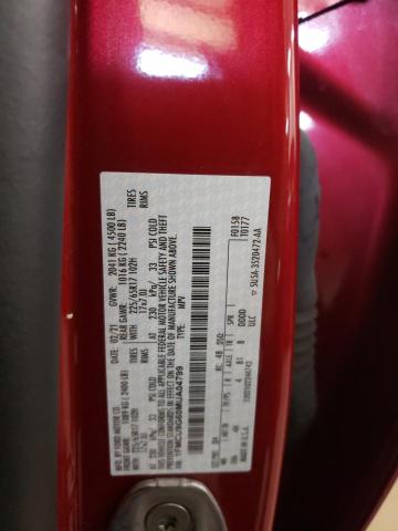 1FMCU9G60MUA04799 - 2021 FORD ESCAPE SE RED photo 12