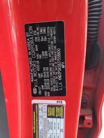 KNDJP3A58J7558800 - 2018 KIA SOUL + RED photo 13