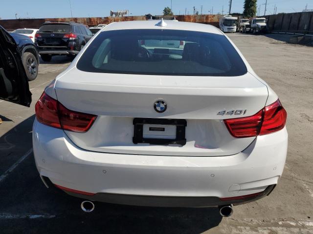 WBA4J5C50JBF20286 - 2018 BMW 440I GRAN COUPE WHITE photo 6