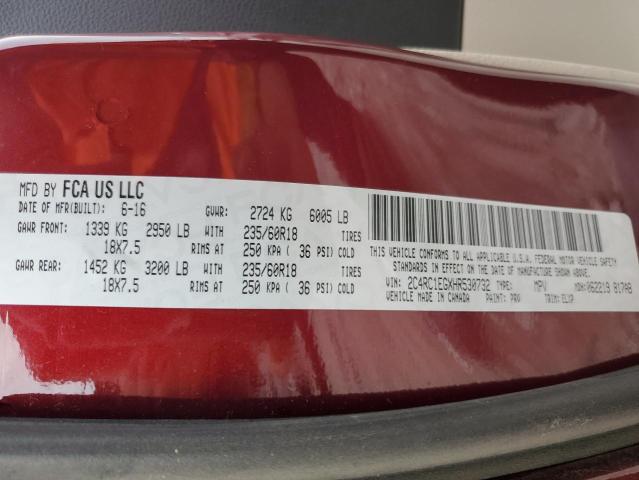 2C4RC1EGXHR530732 - 2017 CHRYSLER PACIFICA TOURING L PLUS BURGUNDY photo 13