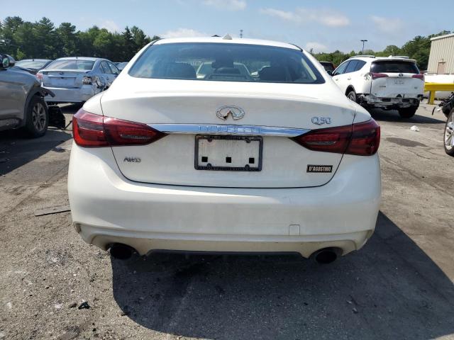 JN1EV7AR9JM440230 - 2018 INFINITI Q50 LUXE WHITE photo 6