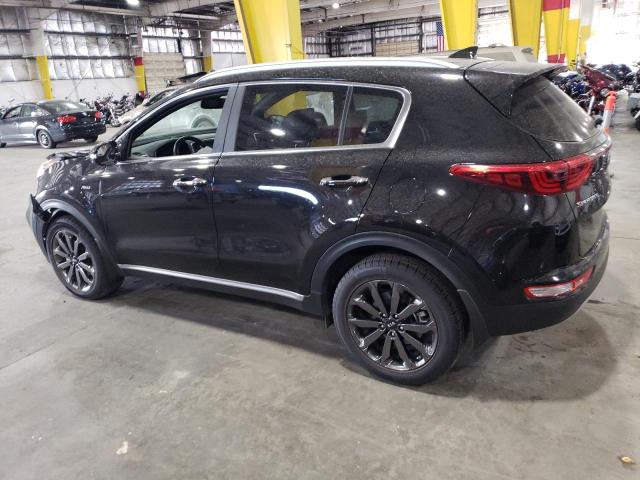 KNDPNCACXJ7467753 - 2018 KIA SPORTAGE EX BLACK photo 2