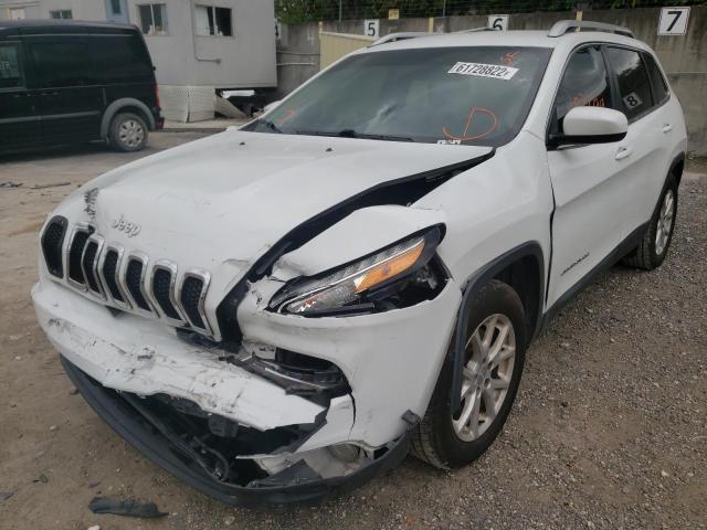 1C4PJLCB0FW694799 - 2015 JEEP CHEROKEE LATITUDE WHITE photo 2