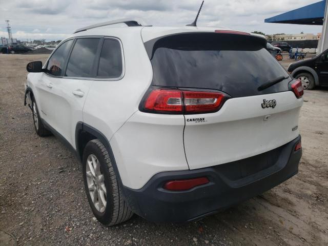 1C4PJLCB0FW694799 - 2015 JEEP CHEROKEE LATITUDE WHITE photo 3