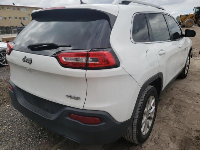 1C4PJLCB0FW694799 - 2015 JEEP CHEROKEE LATITUDE WHITE photo 4