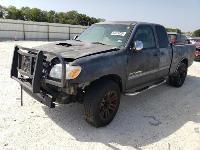 5TBRU34106S476652 - 2006 TOYOTA TUNDRA ACCESS CAB SR5 BLACK photo 1