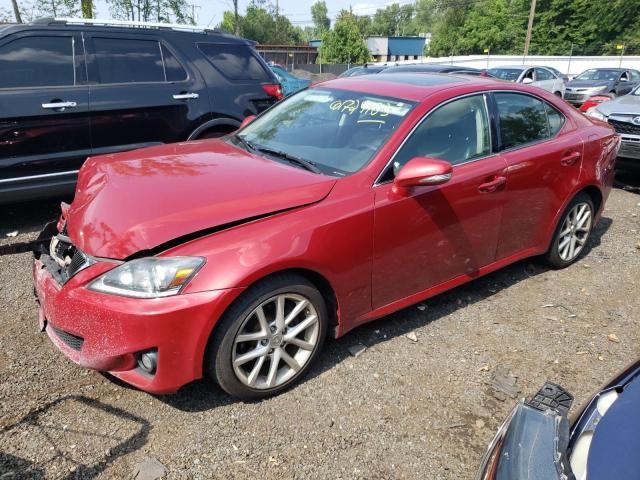 JTHCF5C28D5061724 - 2013 LEXUS IS 250 RED photo 1