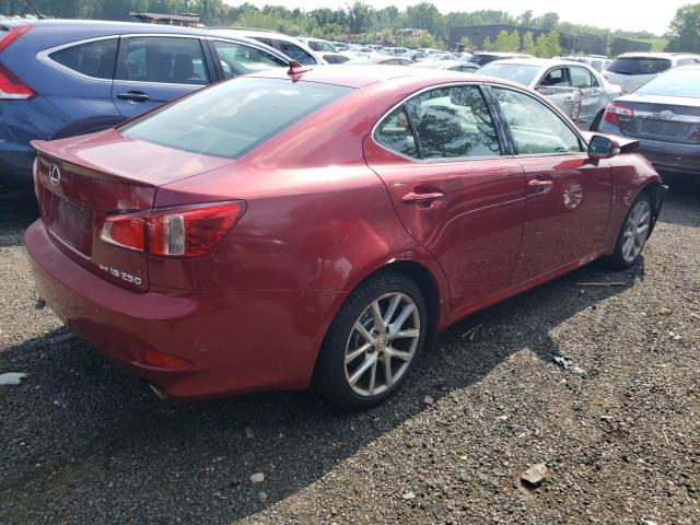 JTHCF5C28D5061724 - 2013 LEXUS IS 250 RED photo 3