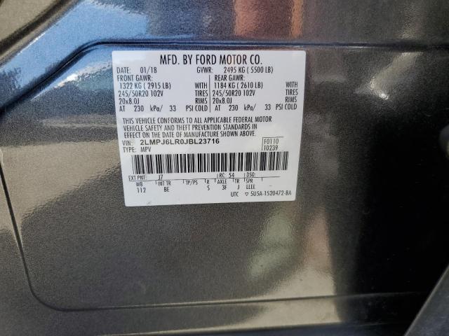 2LMPJ6LR0JBL23716 - 2018 LINCOLN MKX RESERVE Graphit Foto 13