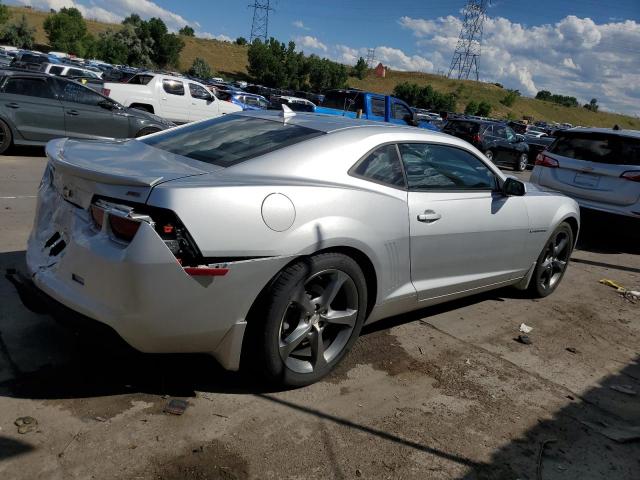 2G1FB1E35D9129031 - 2013 CHEVROLET CAMARO LT SILVER photo 3