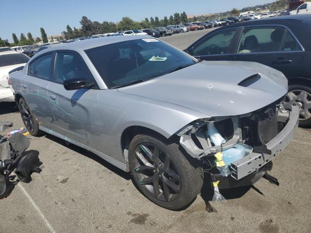 2C3CDXHG2MH625016 - 2021 DODGE CHARGER GT SILVER photo 4