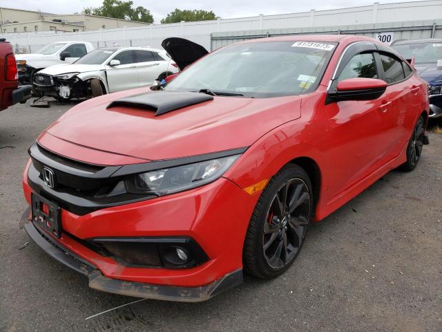 2HGFC2E87KH531157 - 2019 HONDA CIVIC SPORT 红色 照片 1