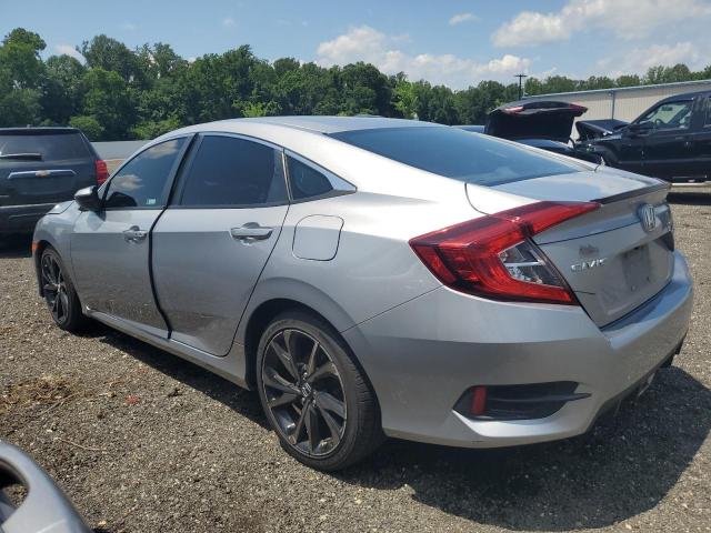 2HGFC2F84LH502585 - 2020 HONDA CIVIC SPORT SILVER photo 2