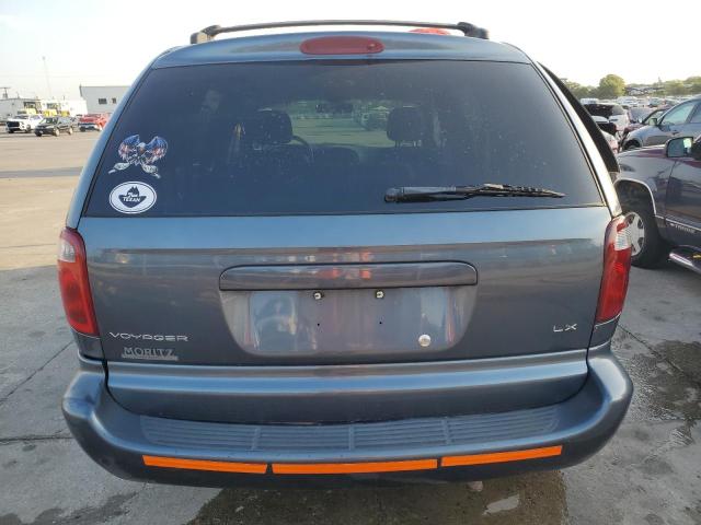 1C4GJ453X1B142867 - 2001 CHRYSLER VOYAGER LX GRAY photo 6