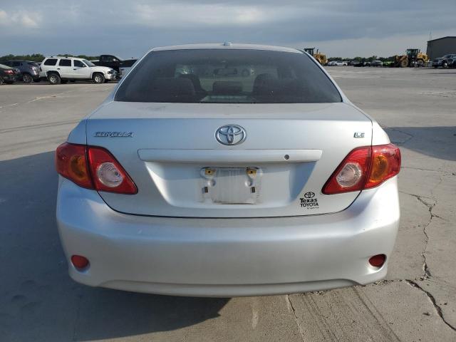 JTDBU4EEXAJ071369 - 2010 TOYOTA COROLLA BASE SILVER photo 6