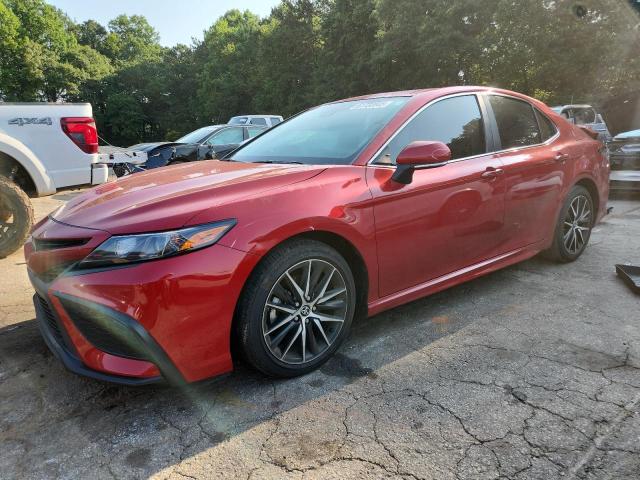 4T1T11AK8RU201226 - 2024 TOYOTA CAMRY SE NIGHT SHADE RED photo 1