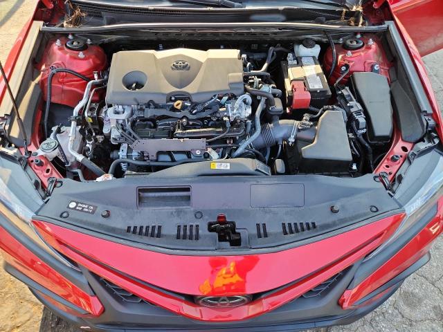 4T1T11AK8RU201226 - 2024 TOYOTA CAMRY SE NIGHT SHADE RED photo 11