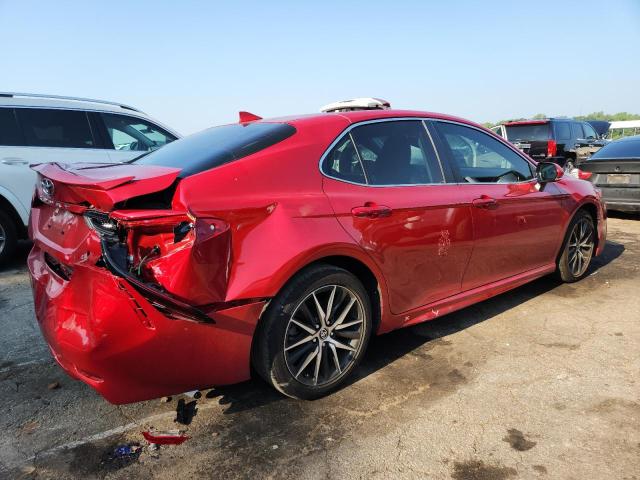 4T1T11AK8RU201226 - 2024 TOYOTA CAMRY SE NIGHT SHADE RED photo 3