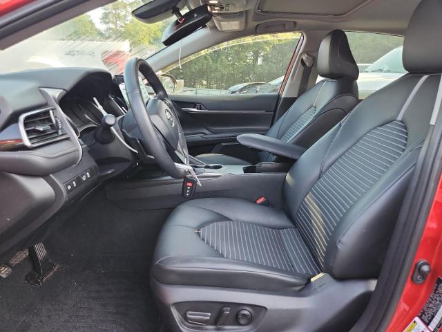 4T1T11AK8RU201226 - 2024 TOYOTA CAMRY SE NIGHT SHADE RED photo 7