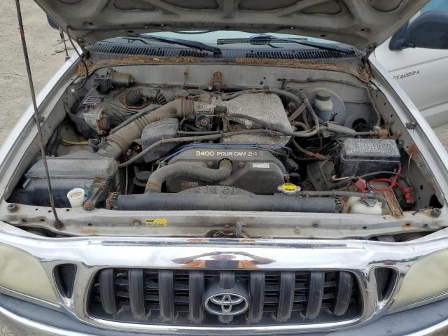 5TEGN92N83Z248336 - 2003 TOYOTA TACOMA DOUBLE CAB PRERUNNER SILVER photo 11