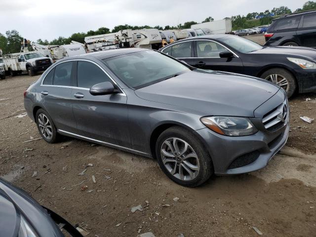 WDDWF4KB7JR350226 - 2018 MERCEDES-BENZ C 300 4MATIC SILVER photo 4