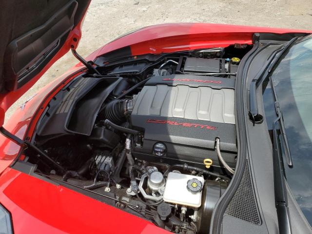 1G1YB2D7XK5120516 - 2019 CHEVROLET CORVETTE STINGRAY 1LT RED photo 11