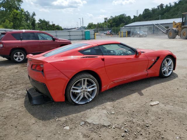1G1YB2D7XK5120516 - 2019 CHEVROLET CORVETTE STINGRAY 1LT RED photo 3