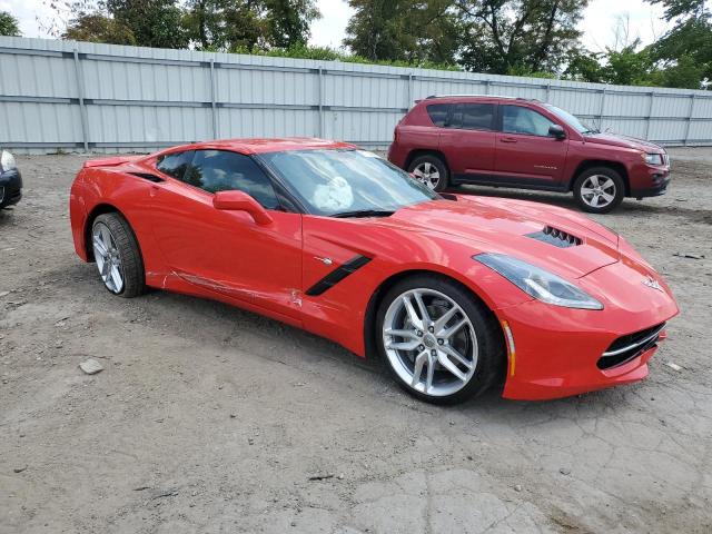 1G1YB2D7XK5120516 - 2019 CHEVROLET CORVETTE STINGRAY 1LT RED photo 4