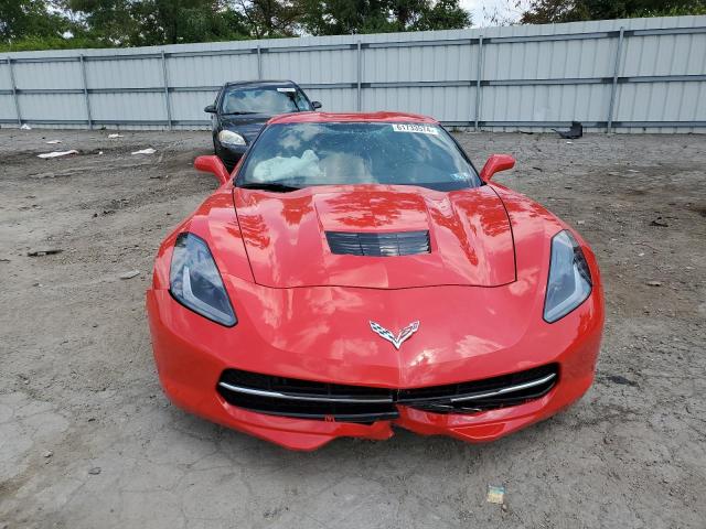 1G1YB2D7XK5120516 - 2019 CHEVROLET CORVETTE STINGRAY 1LT RED photo 5