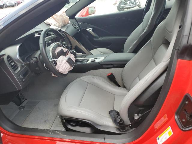 1G1YB2D7XK5120516 - 2019 CHEVROLET CORVETTE STINGRAY 1LT RED photo 7