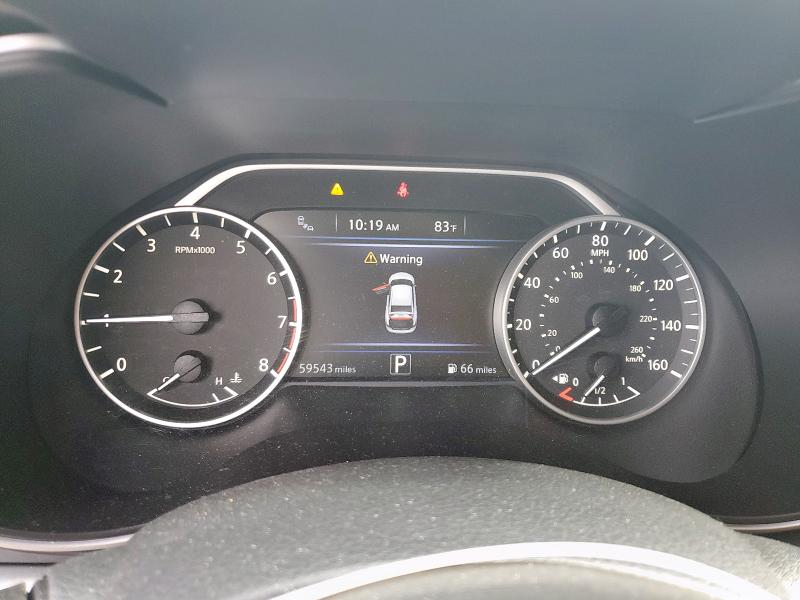 1N4AA6AV4KC375962 - 2019 NISSAN MAXIMA S WHITE photo 9