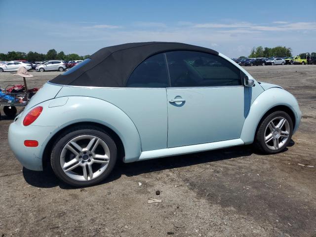 3VWCD31Y54M319577 - 2004 VOLKSWAGEN NEW BEETLE GLS TURQUOISE photo 3