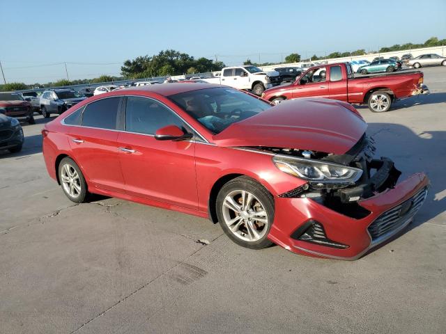 5NPE34AF1JH632887 - 2018 HYUNDAI SONATA SPORT RED photo 4