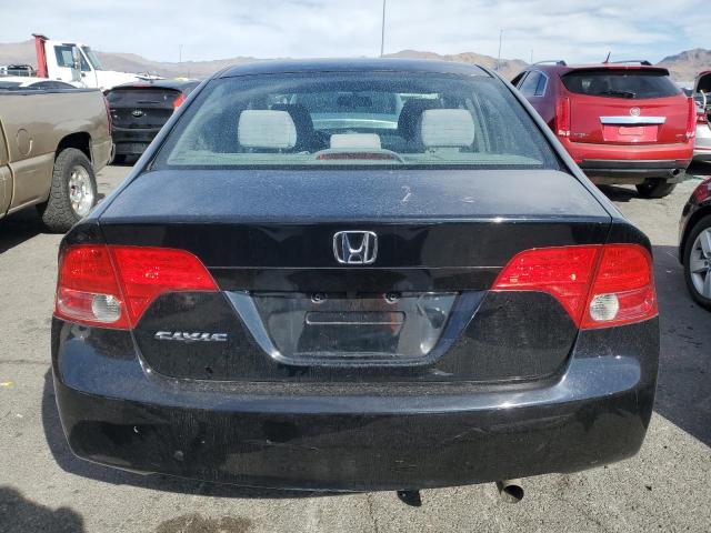 2HGFA16898H312658 - 2008 HONDA CIVIC EX BLACK photo 6