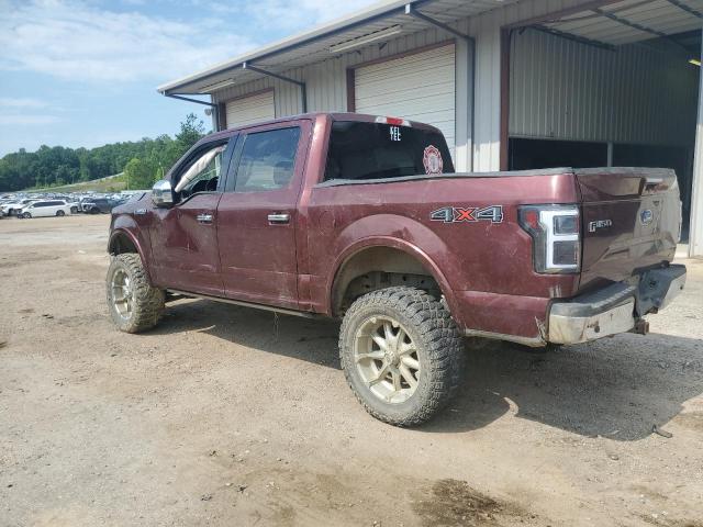 1FTEW1EF1FFA56817 - 2015 FORD F150 SUPERCREW RED photo 2