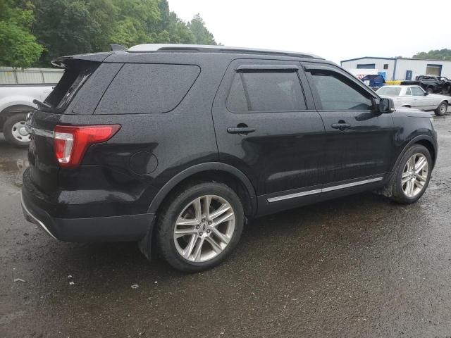 1FM5K7D85HGD35598 - 2017 FORD EXPLORER XLT BLACK photo 3