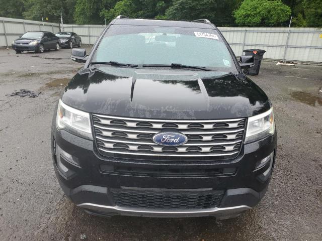 1FM5K7D85HGD35598 - 2017 FORD EXPLORER XLT BLACK photo 5